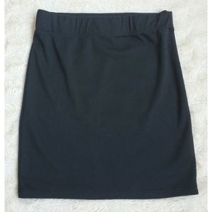 Nollie black bandage mini skirt